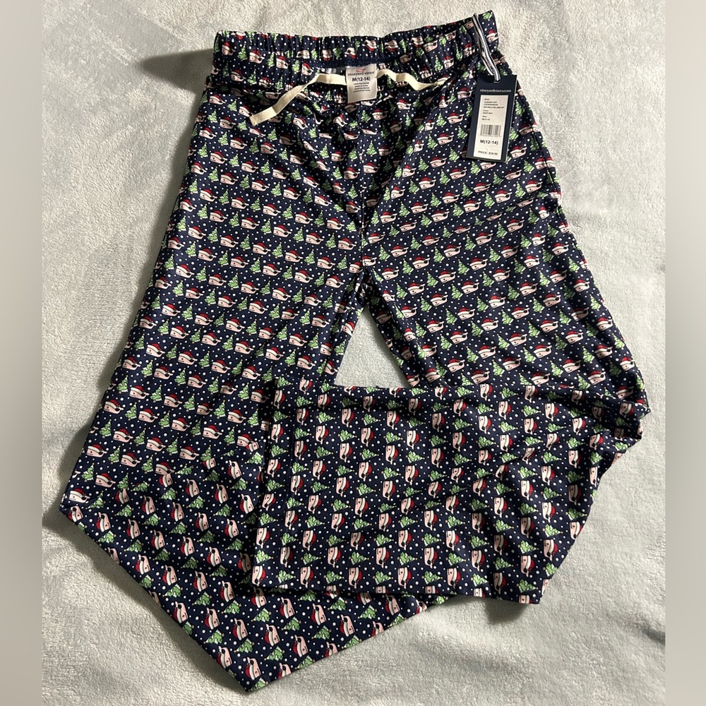 Vineyard Vines kids Lounge Pants with Festive Print